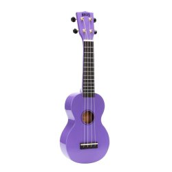 Mahalo Rainbow Series Soprano Ukulele - Purple Med taske