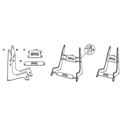 Mahalo Mahalo Engraved Wooden Ukulele Stand