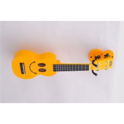 Ukulele Wall Hanger/vgholder - Smiley