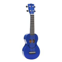 Mahalo Smiley Series Soprano Ukulele - Blue Med taske