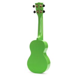 Mahalo Smiley Series Soprano Ukulele - Green Med taske