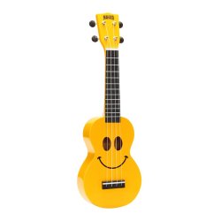 Mahalo Smiley Series Soprano Ukulele - Yellow Med taske