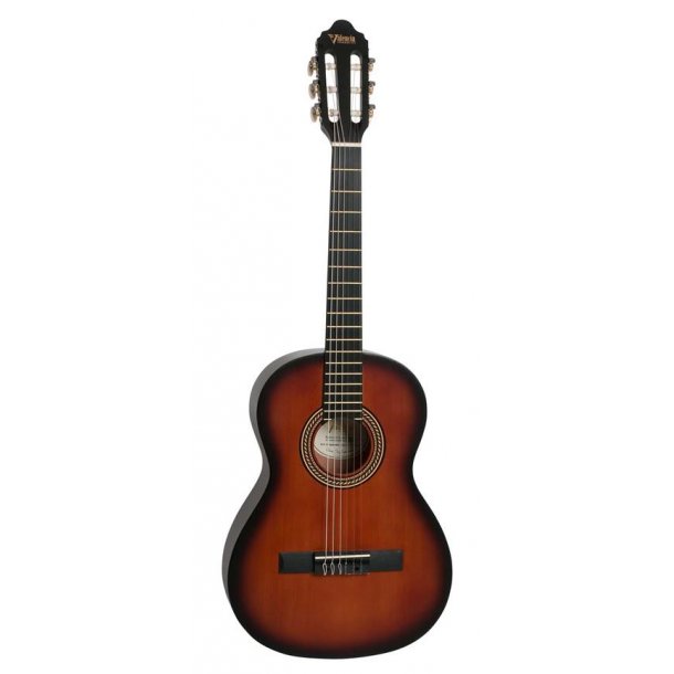Valencia guitar 200 Series 3/4 Size klassisk Guitar - Clsc Sburst : Hybrid Neck