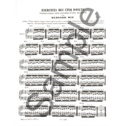 Rie Exercices Des 5 Doigts Op.32 Piano Book
