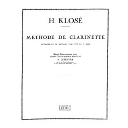 Klose Methode Extraite De La Methode De Berr Clarinet In B Flat Book