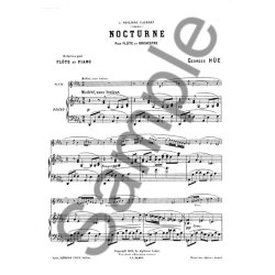 Georges H&uuml;e: Nocturne (Flute & Piano)