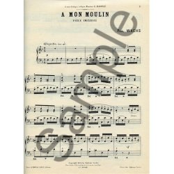 Paul Wachs: A mon Moulin (Piano solo)