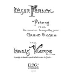 C&eacute;sar Franck: 5 Pi&egrave;ces (Organ)