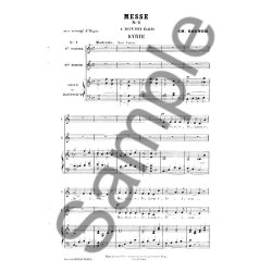Gounod Charles Messe No 4 Bl425 2 Voices/Organ Performance Scores