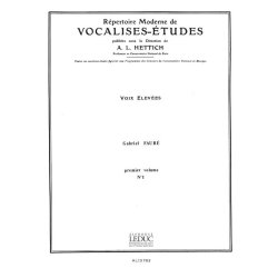 Gabriel Faur&eacute;: Vocalise No.1 (high) (Voice & Piano)