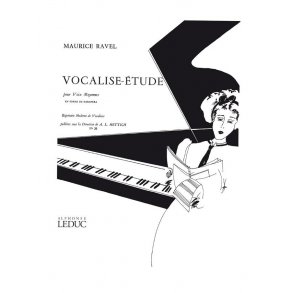 Maurice Ravel: Vocalise-Etude en Forme de Habañera (med) (Voice & Piano)