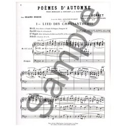 Joseph Bonnet: Po&egrave;mes D'Automne