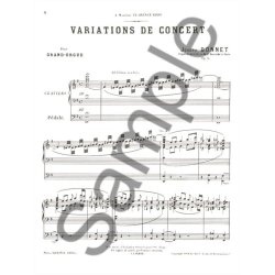 Joseph Bonnet: Variations De Concert Op. 1 (Organ)