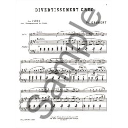 Philippe Gaubert: Divertissement grec (Flute & Piano)