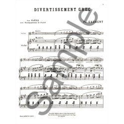 Philippe Gaubert: Divertissement grec (Flute & Piano)