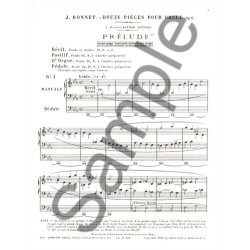 Joseph Bonnet: 12 Pi&egrave;ces Op.5 (Organ)
