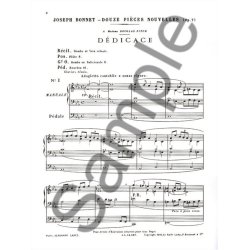 Joseph Bonnet: 12 Pieces Op.7