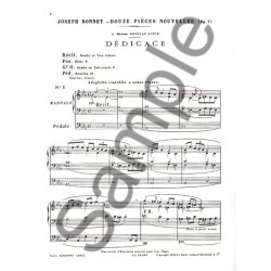 Joseph Bonnet: 12 Pieces Op.7