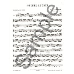 Guillaume Balay: 15 Etudes (Trumpet solo)