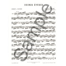 Guillaume Balay: 15 Etudes (Trumpet solo)