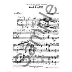 Salzedo 3 Morceaux No1 Ballade Harp
