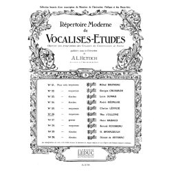 Max d' Ollone: Vocalise (med) (Voice & Piano)