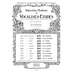 Max d' Ollone: Vocalise (med) (Voice & Piano)