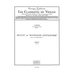 Jean Baptiste Lully: Menuet du Bourgeois (Classiques No.101) (Violin & Piano)