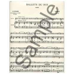 Jean Baptiste Lully: Pavane (Classiques No.106) (Violin & Piano)