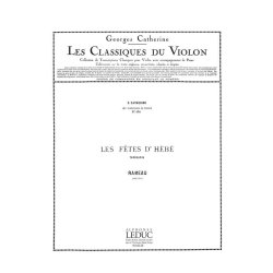 Jean-Philippe Rameau: Tambourin (Classiques No.130) (Violin & Piano)