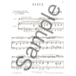Gabriel Faur&eacute;: Pi&egrave;ce (Viola & Piano)