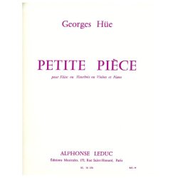 Georges H&uuml;e: Petite Pi&egrave;ce in G major (Flute & Piano)