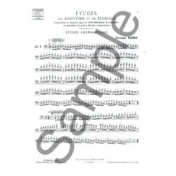 Edouard Nanny: Etudes de Kreutzer et de Fiorillo (Double Bass solo)