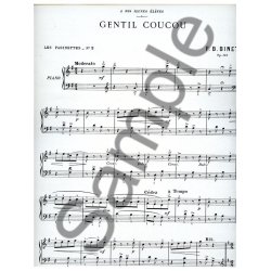 Fr&eacute;d&eacute;ric Binet: Gentil Coucou (Piano solo)