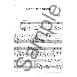 Isaac Manuel Francisco Alb&eacute;niz: Tango in A minor (Piano solo)