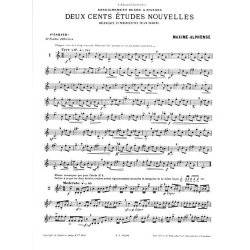 Maxime-Alphonse: 200 Etudes nouvelles Vol.4: 20 Etudes difficiles (Horn solo)