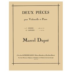 Dupre Legende Cello &amp; Piano Book