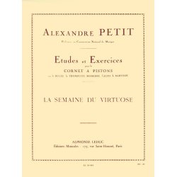 Alexandre Petit: La Semaine du Virtuose, 12 Exercises (Trumpet solo)