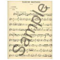Franz Peter Schubert: Marche militaire (Classiques No.213) (Violin & Piano)