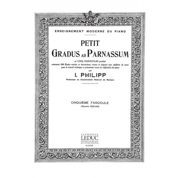 Philipp Petit Gradus Ad Parnassum Volume 5 Piano Book