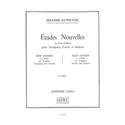 Maxime-Alphonse: Etudes nouvelles Vol.1 (Trumpet solo)