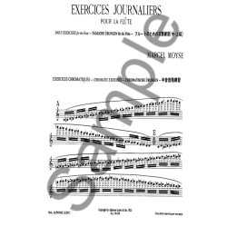 Marcel Moyse: Exercices Journaliers Pour La Flute