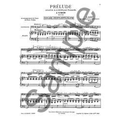 Johann Sebastian Bach: Pr&eacute;lude (Classiques No.6) (Double Bass & Piano)