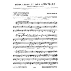 Maxime-Alphonse: 200 Etudes Nouvelles Vol.1 - 70 Etudes Tr&egrave;s Faciles (Horn)
