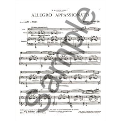 Joseph Jongen: Allegro appassionato (Viola and Piano)