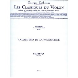 Ludwig van Beethoven: Andantino (Classiques No.321) (Violin & Piano)