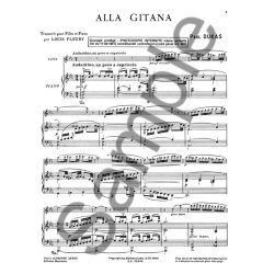 Paul Dukas: Alla Gitana (Flute & Piano)