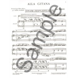 Paul Dukas: Alla Gitana (Flute & Piano)