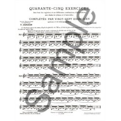 Hyacinthe E. Klos&eacute;: 45 Exercices d'Articulation (Clarinet solo)