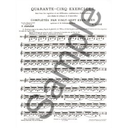 Hyacinthe E. Klos&eacute;: 45 Exercices d'Articulation (Clarinet solo)